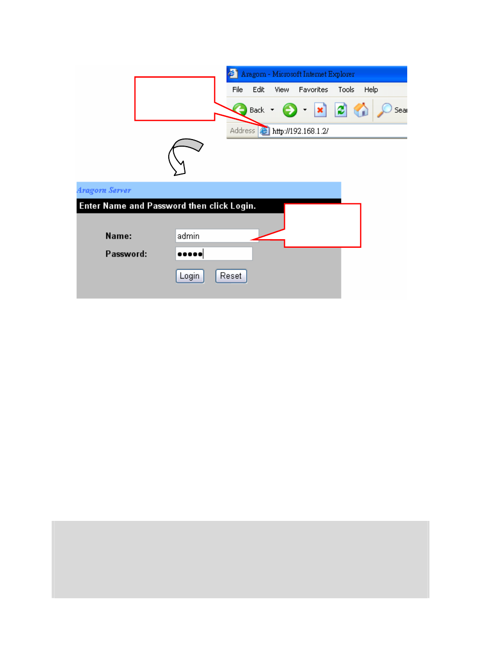 Login screen of web configuration utility | AirLive WL-5420CAM User Manual | Page 21 / 113