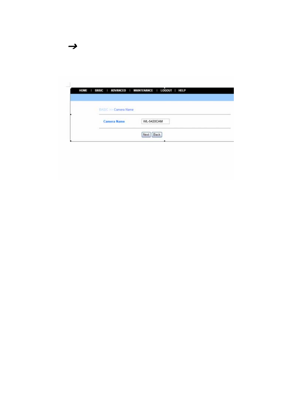 Basic ( camera name, Basic, Camera name | AirLive WL-5420CAM User Manual | Page 27 / 113