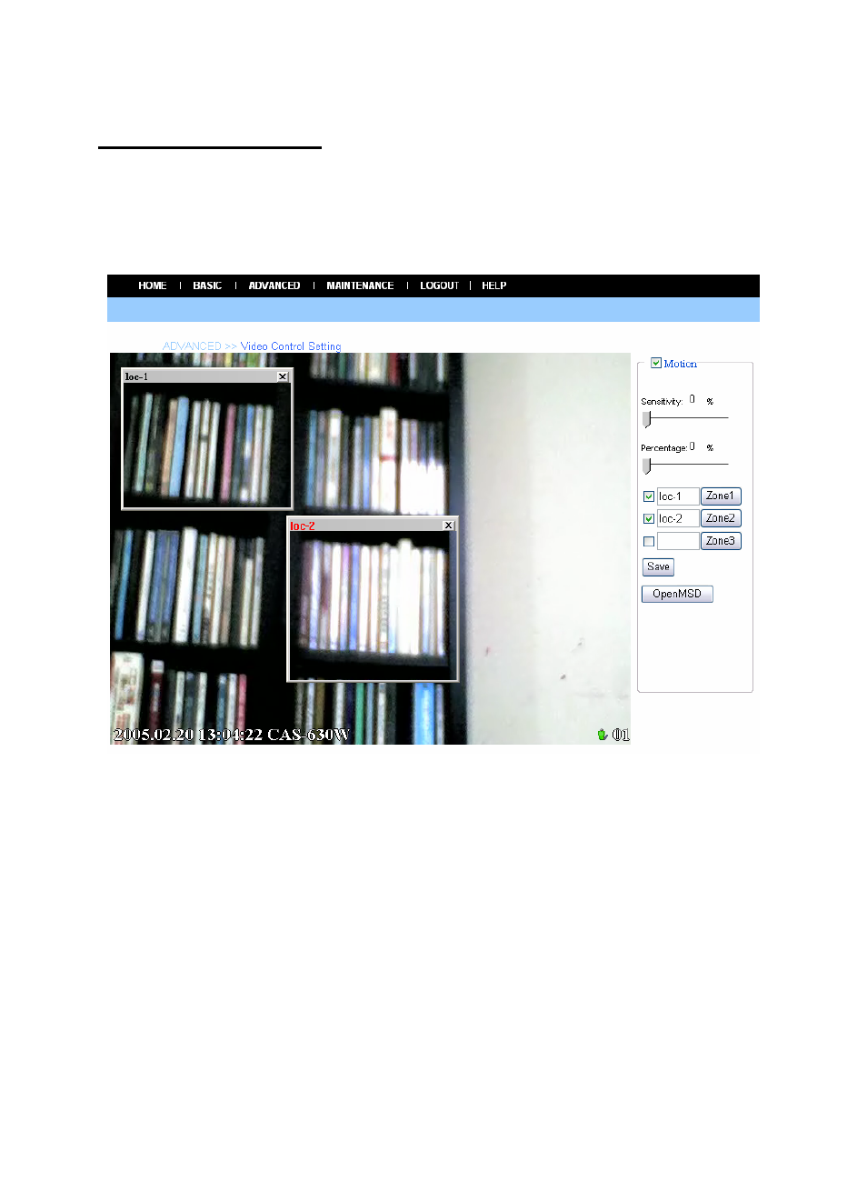 Motion detection | AirLive WL-5420CAM User Manual | Page 34 / 113