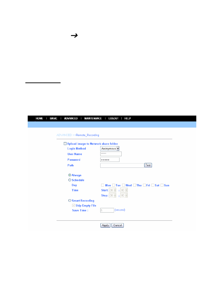 Advanced ( tools, Recording, Advanced | Tools | AirLive WL-5420CAM User Manual | Page 42 / 113