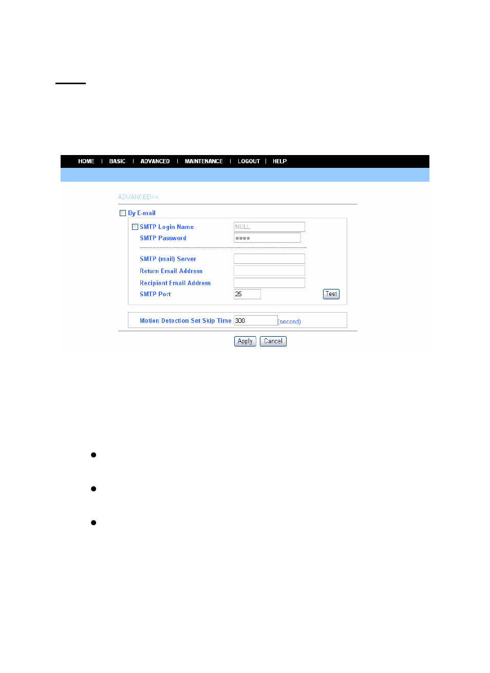 Mail | AirLive WL-5420CAM User Manual | Page 45 / 113