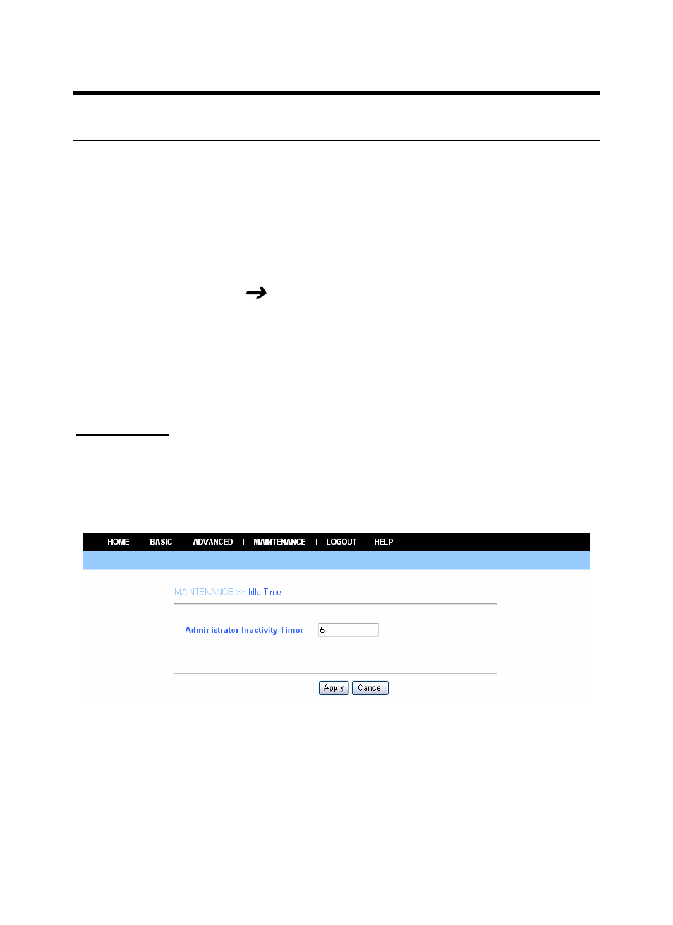 Maintenance ( configuration, Idle time, Aintenance | AirLive WL-5420CAM User Manual | Page 49 / 113