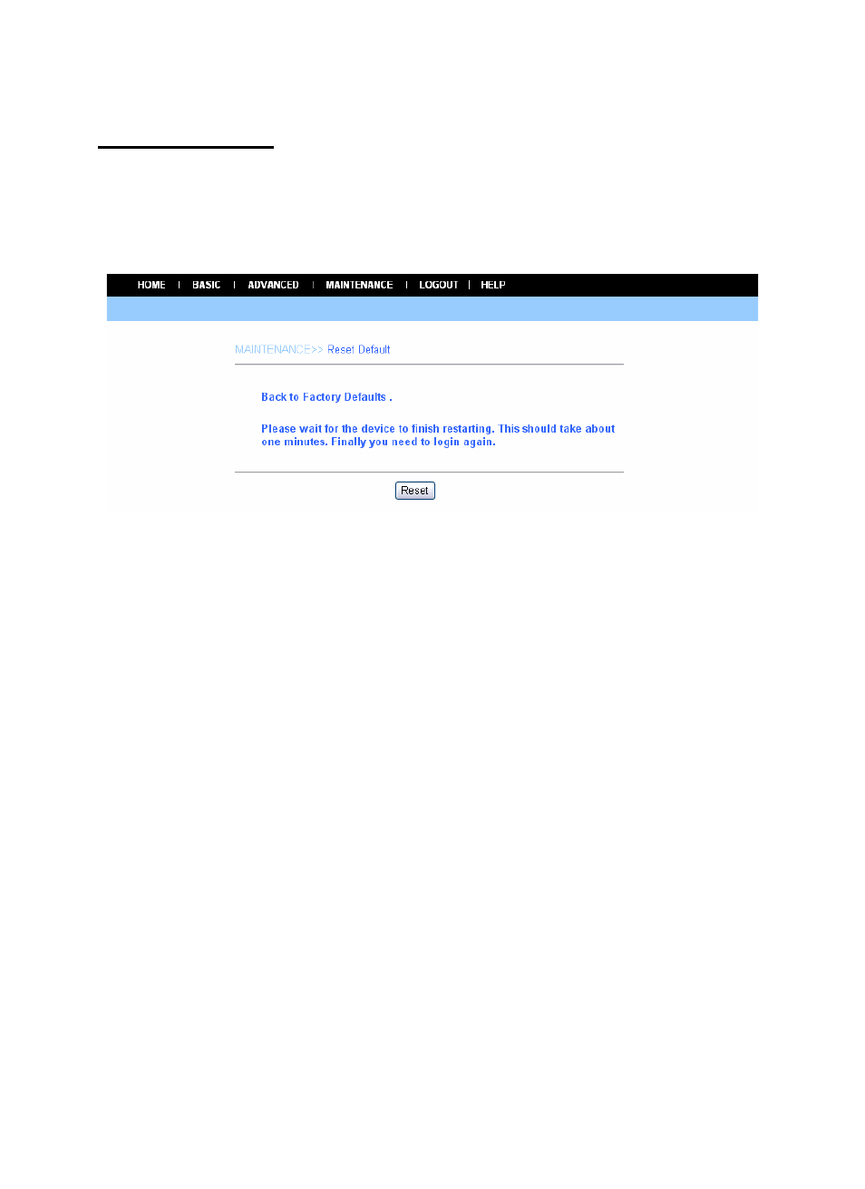 Reset default | AirLive WL-5420CAM User Manual | Page 50 / 113