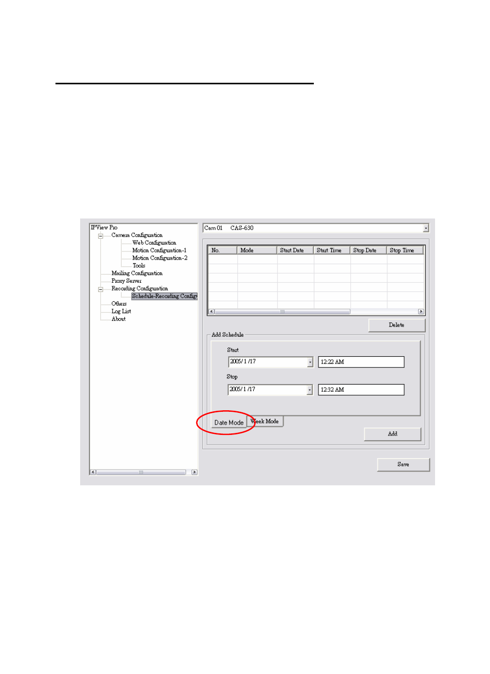 Schedule-recording configuration | AirLive WL-5420CAM User Manual | Page 85 / 113