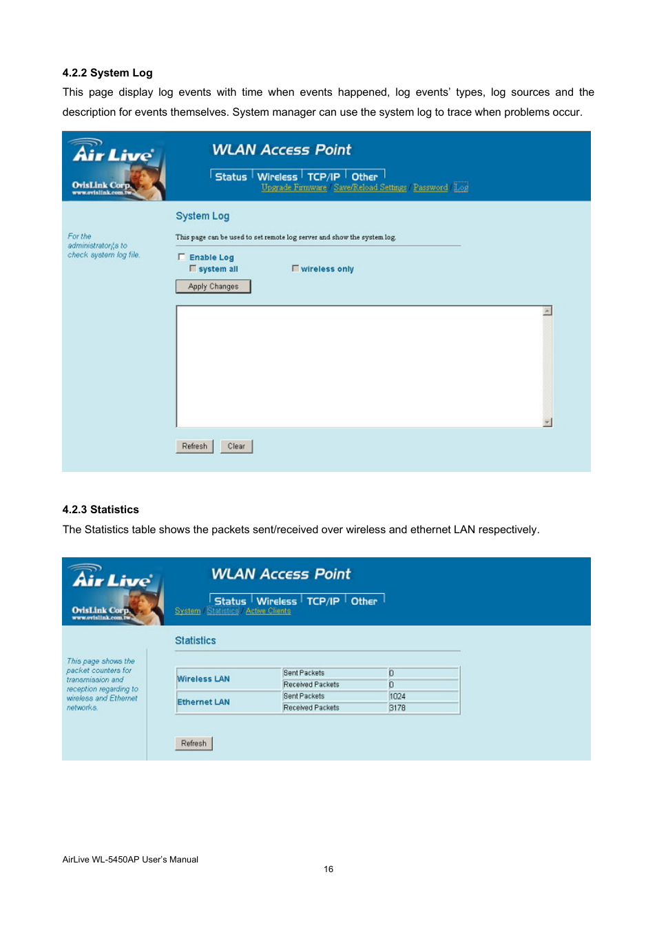 AirLive WL-5450AP User Manual | Page 18 / 32