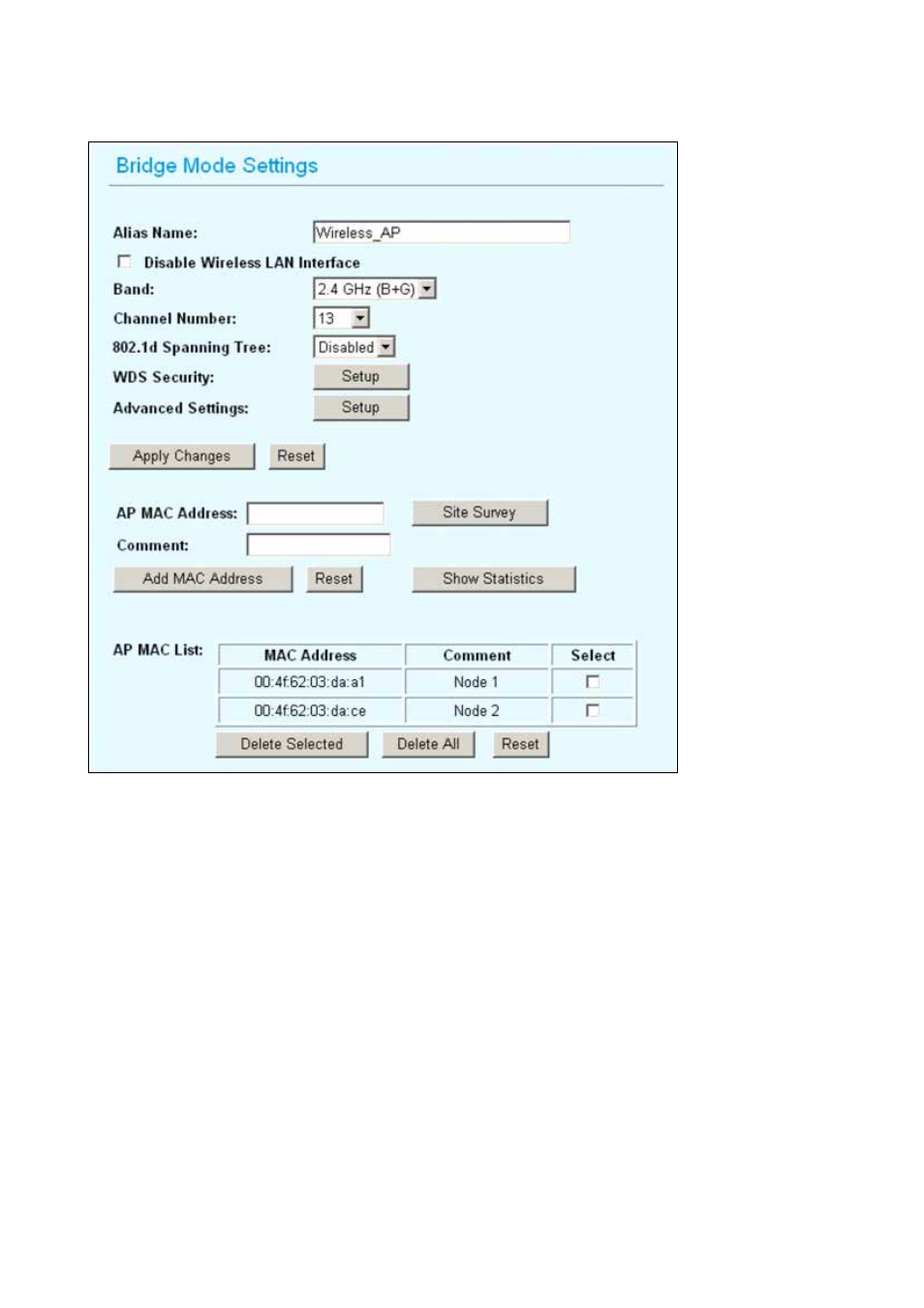 3 bridge mode settings | AirLive WL-5460AP v2 User Manual | Page 28 / 74