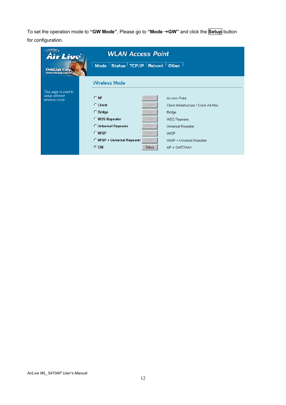AirLive WL-5470AP User Manual | Page 17 / 50