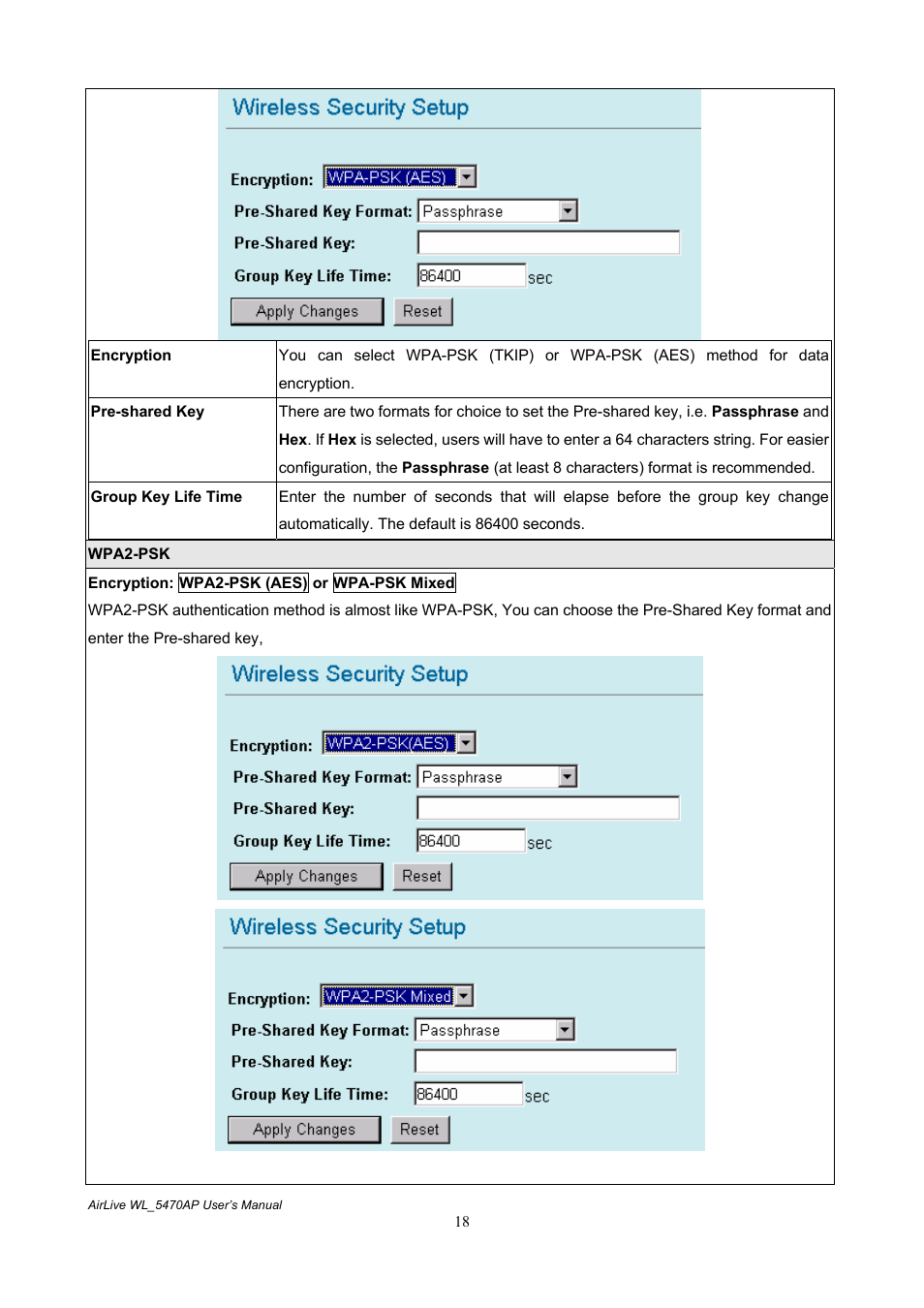 AirLive WL-5470AP User Manual | Page 23 / 50