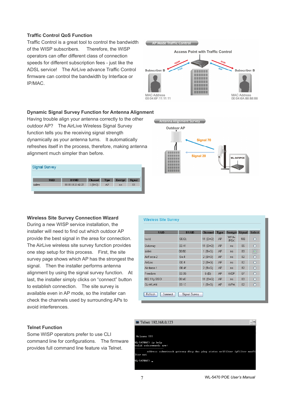 AirLive WL-5470POE User Manual | Page 10 / 82