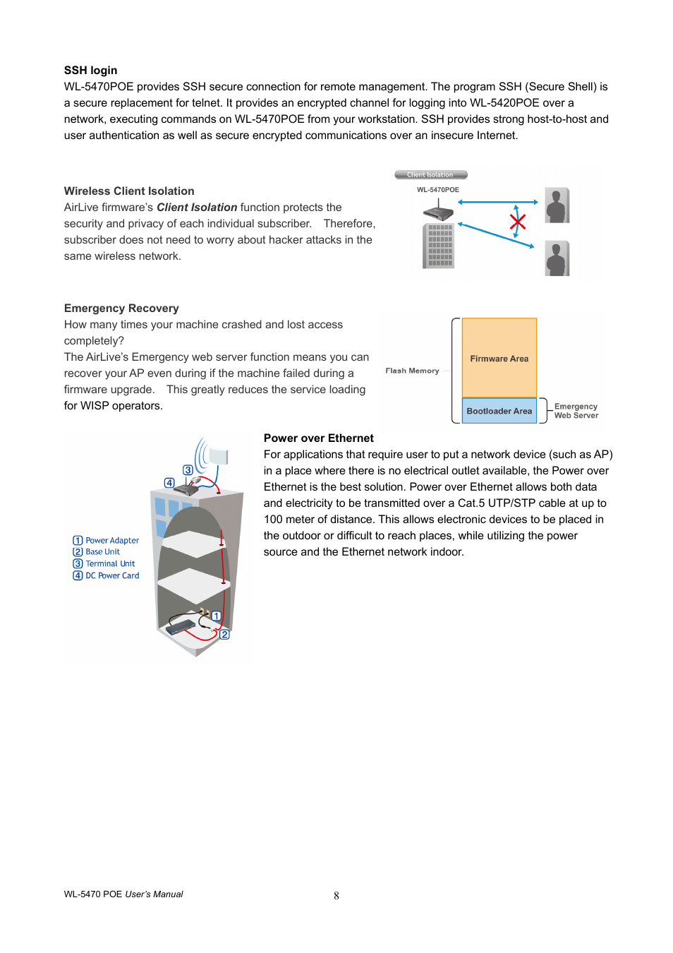 AirLive WL-5470POE User Manual | Page 11 / 82