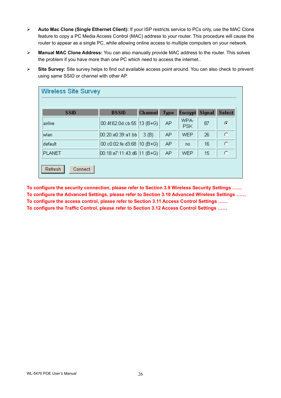 AirLive WL-5470POE User Manual | Page 29 / 82