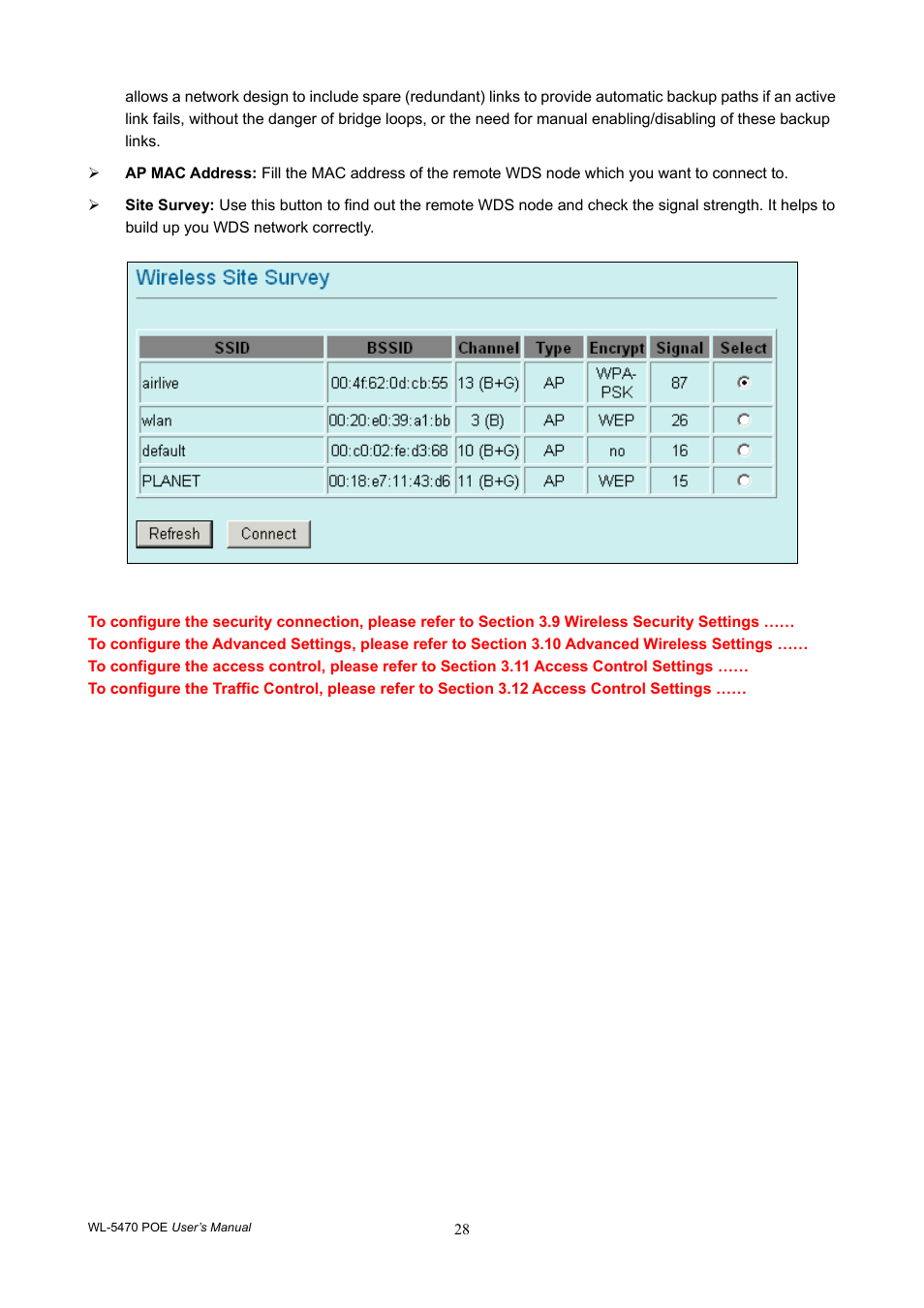 AirLive WL-5470POE User Manual | Page 31 / 82