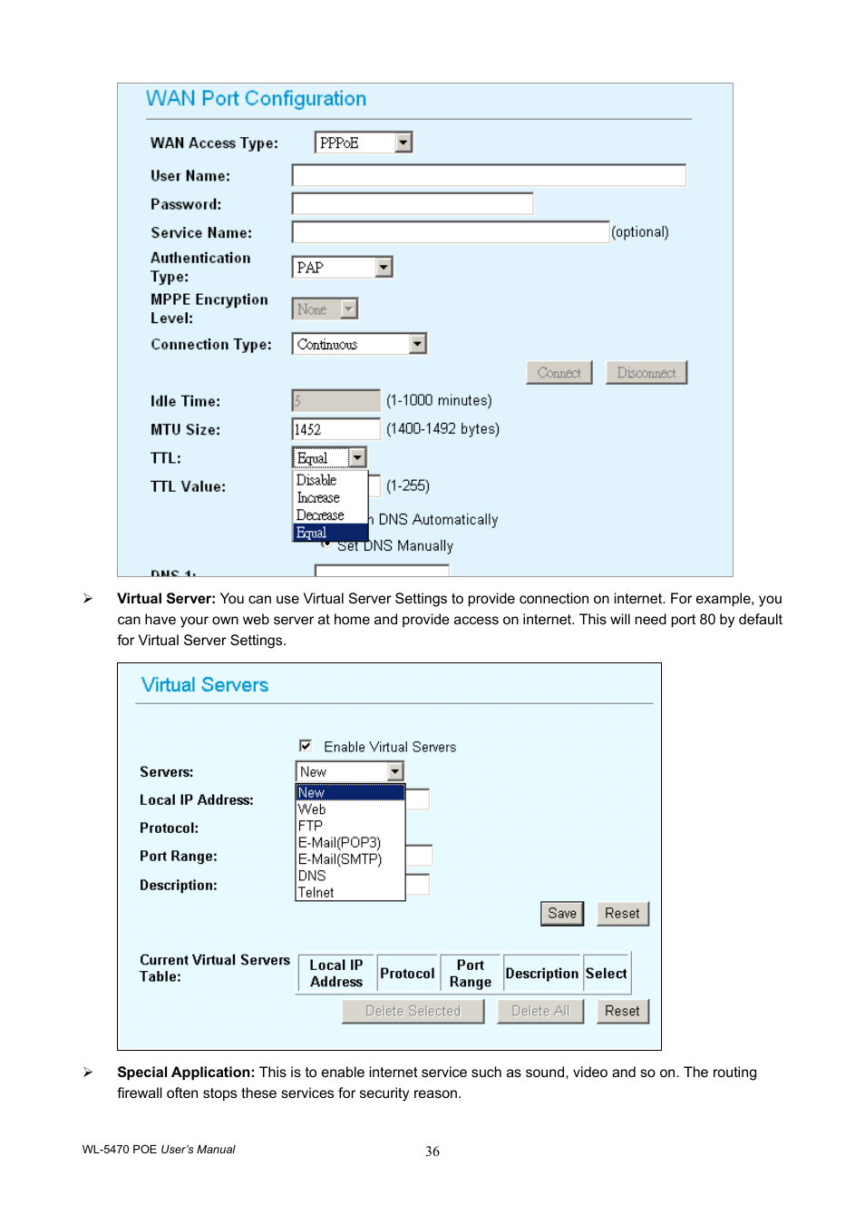 AirLive WL-5470POE User Manual | Page 39 / 82