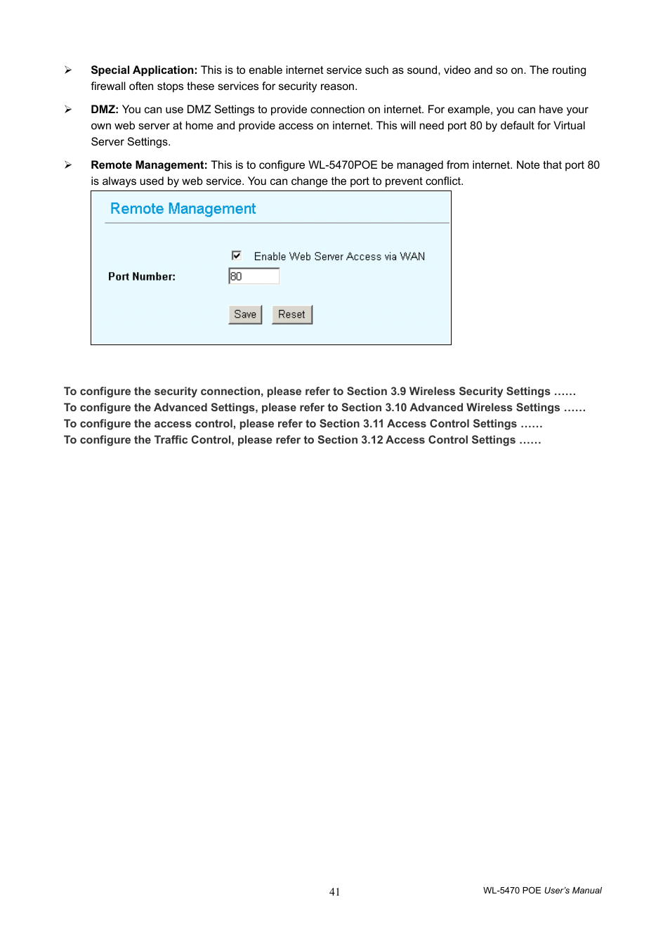 AirLive WL-5470POE User Manual | Page 44 / 82