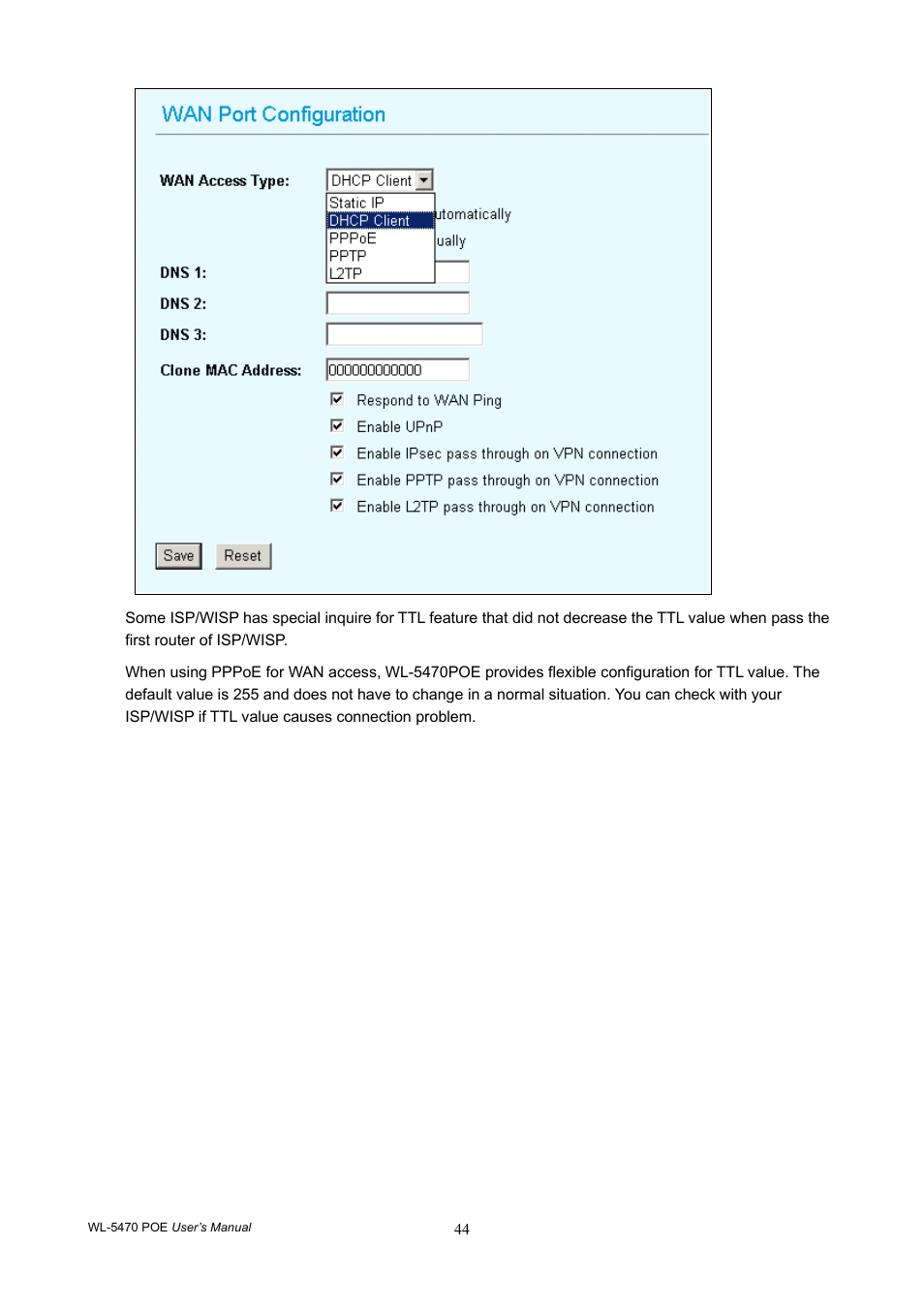 AirLive WL-5470POE User Manual | Page 47 / 82