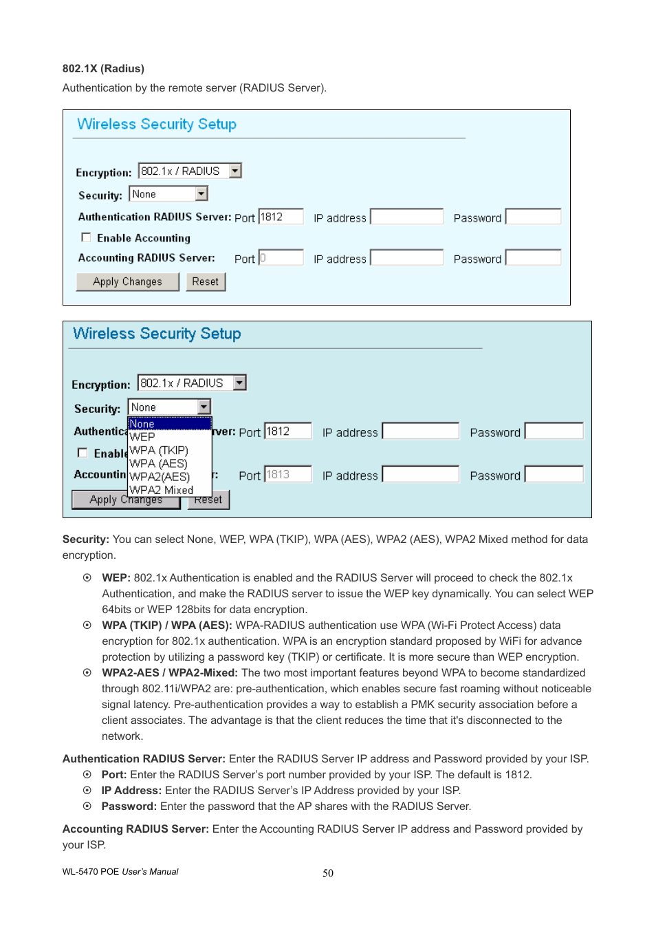 AirLive WL-5470POE User Manual | Page 53 / 82