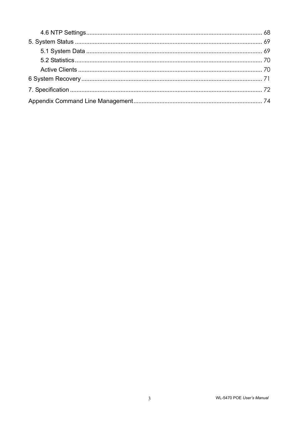 AirLive WL-5470POE User Manual | Page 6 / 82