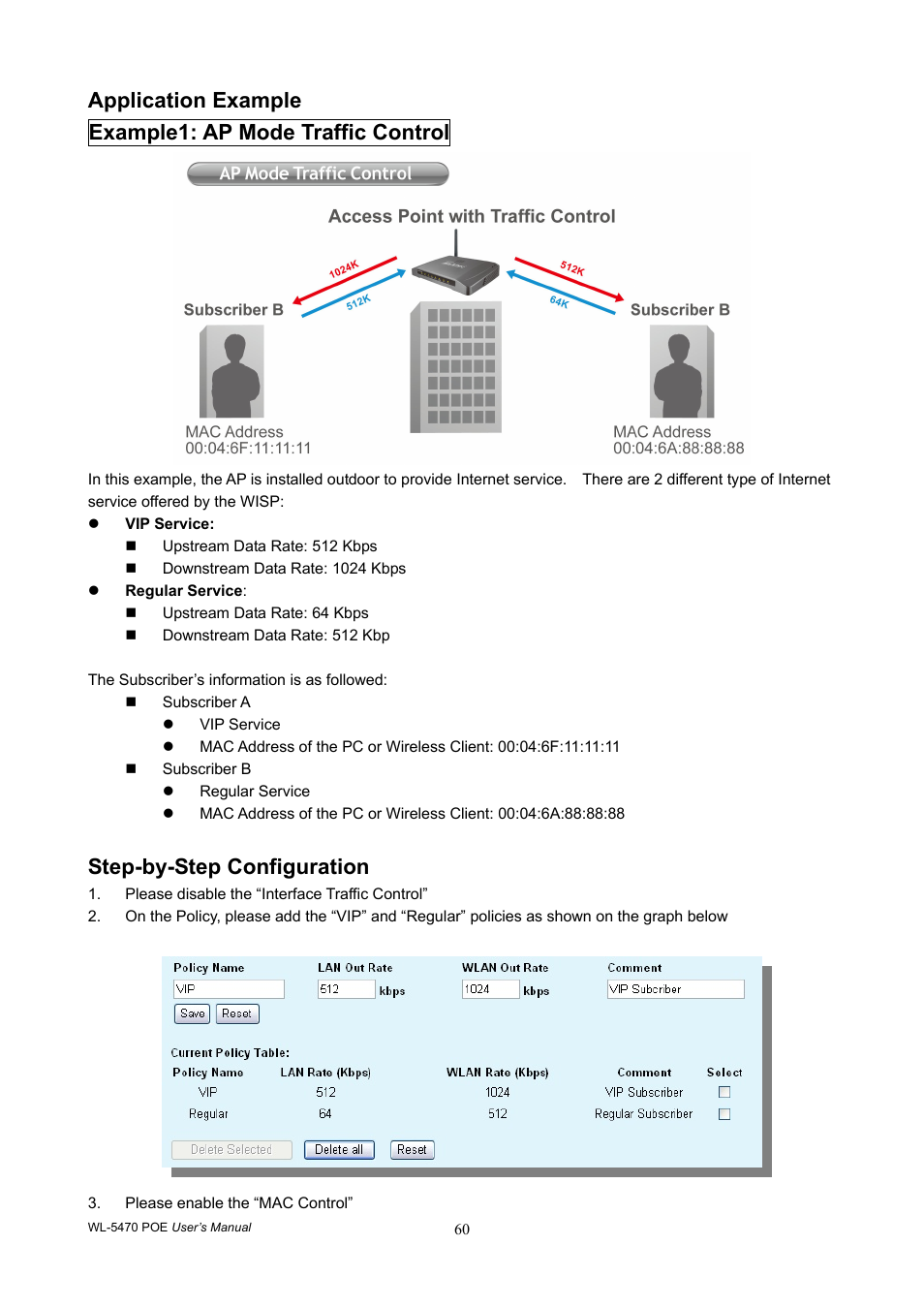 Step-by-step configuration | AirLive WL-5470POE User Manual | Page 63 / 82