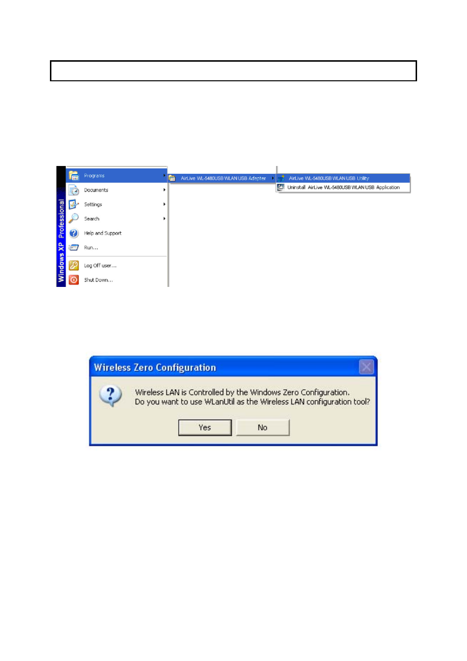 Configuring usb adapter as a wireless client | AirLive WL-5480USB-80 User Manual | Page 9 / 27