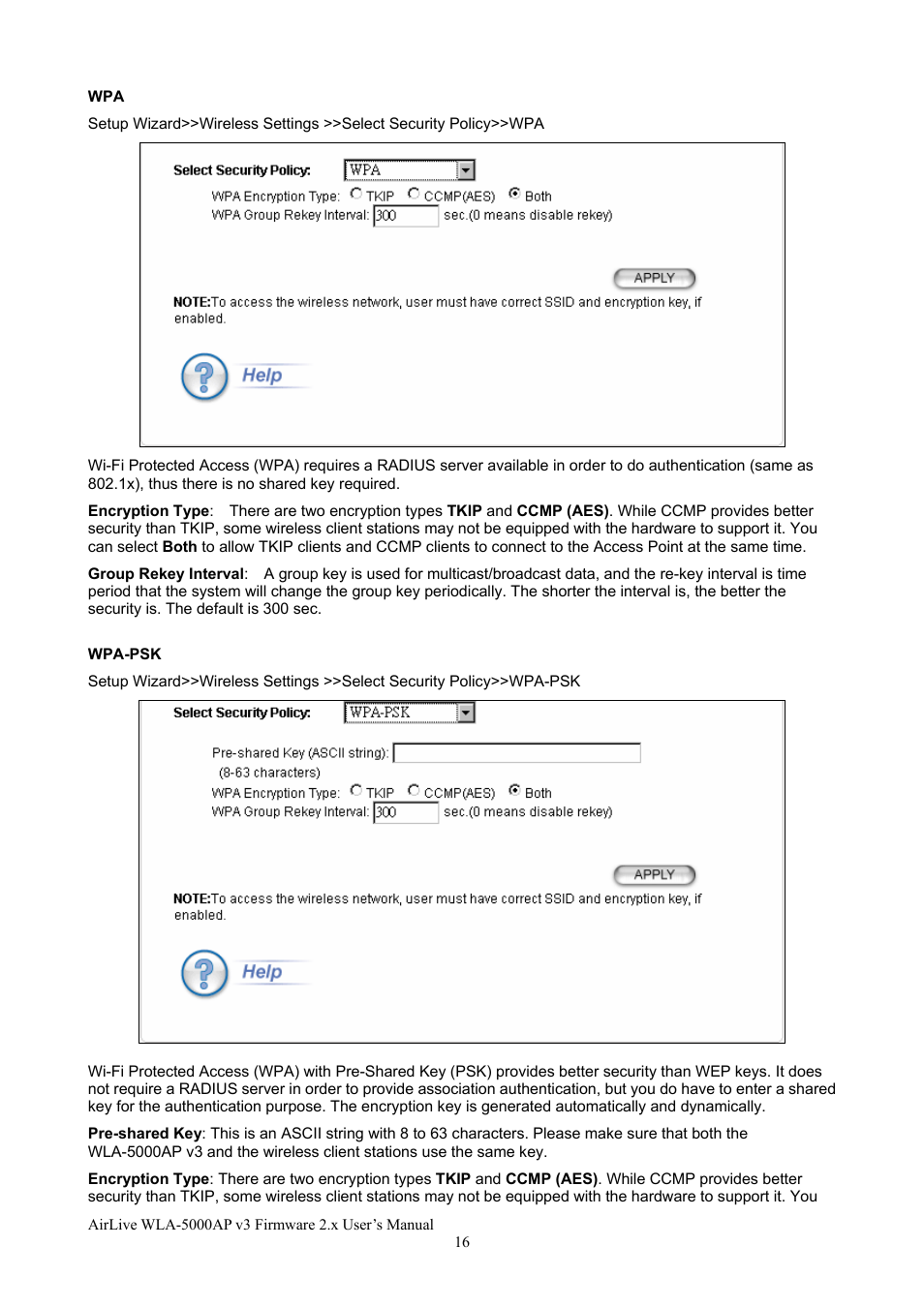 AirLive WLA-5000AP v3 User Manual | Page 22 / 77