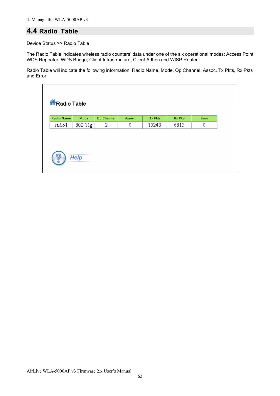 AirLive WLA-5000AP v3 User Manual | Page 68 / 77