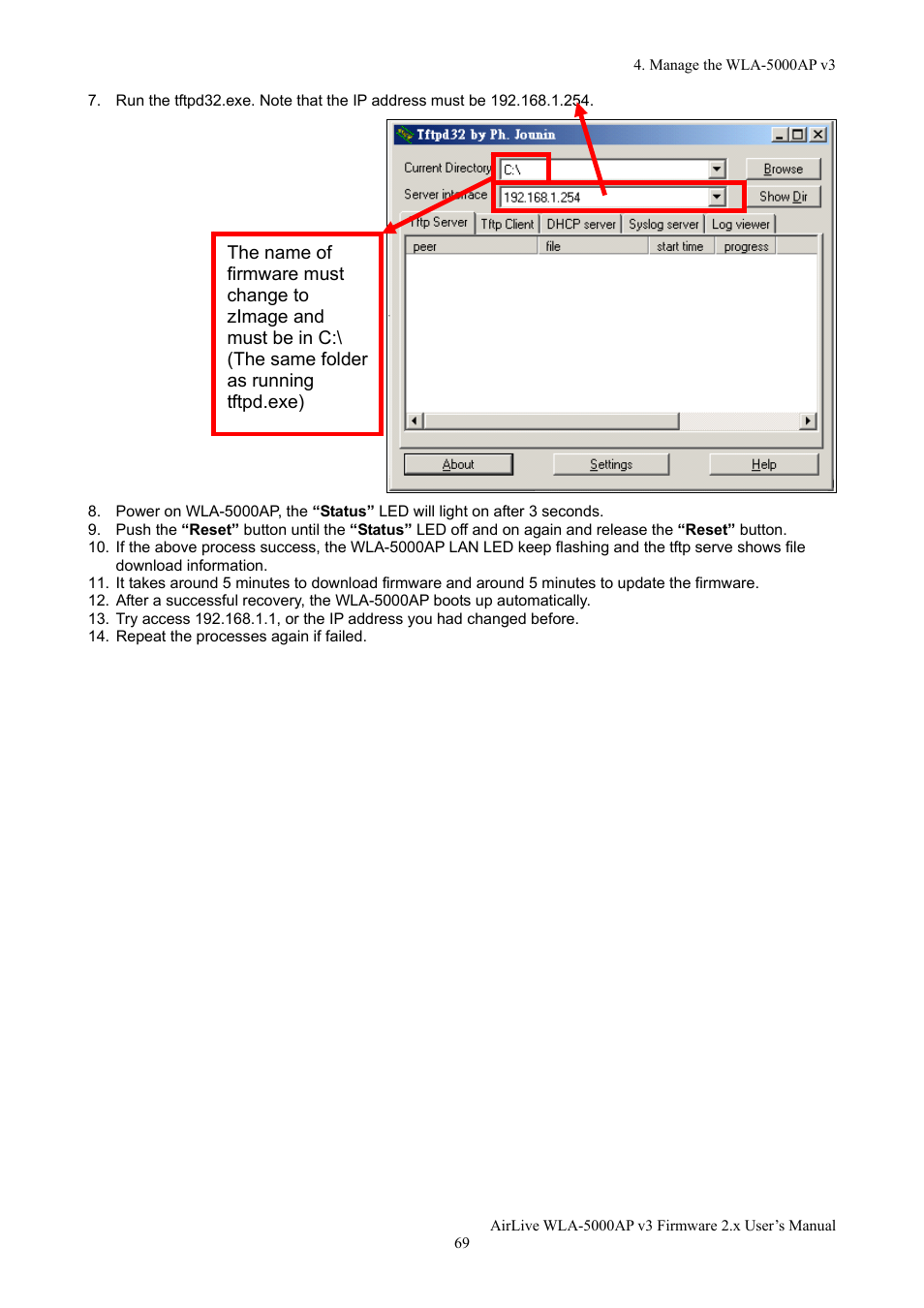 AirLive WLA-5000AP v3 User Manual | Page 75 / 77