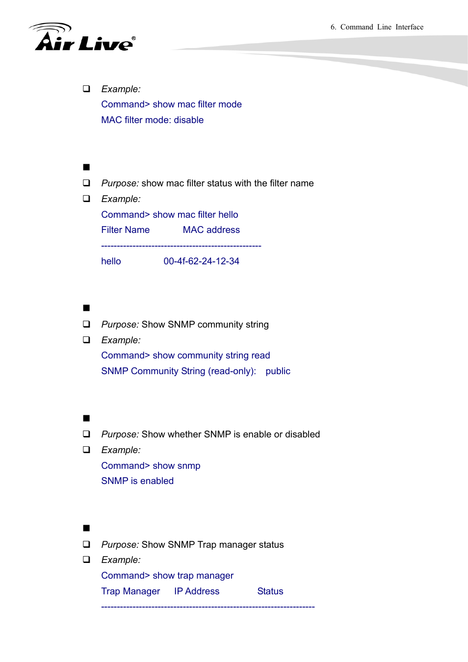 AirLive WLA-9000AP User Manual | Page 108 / 171