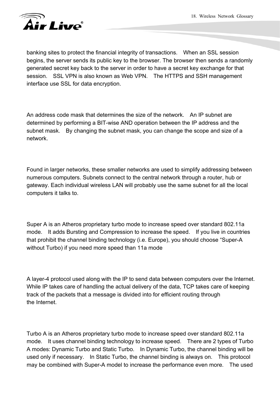 AirLive WLA-9000AP User Manual | Page 168 / 171