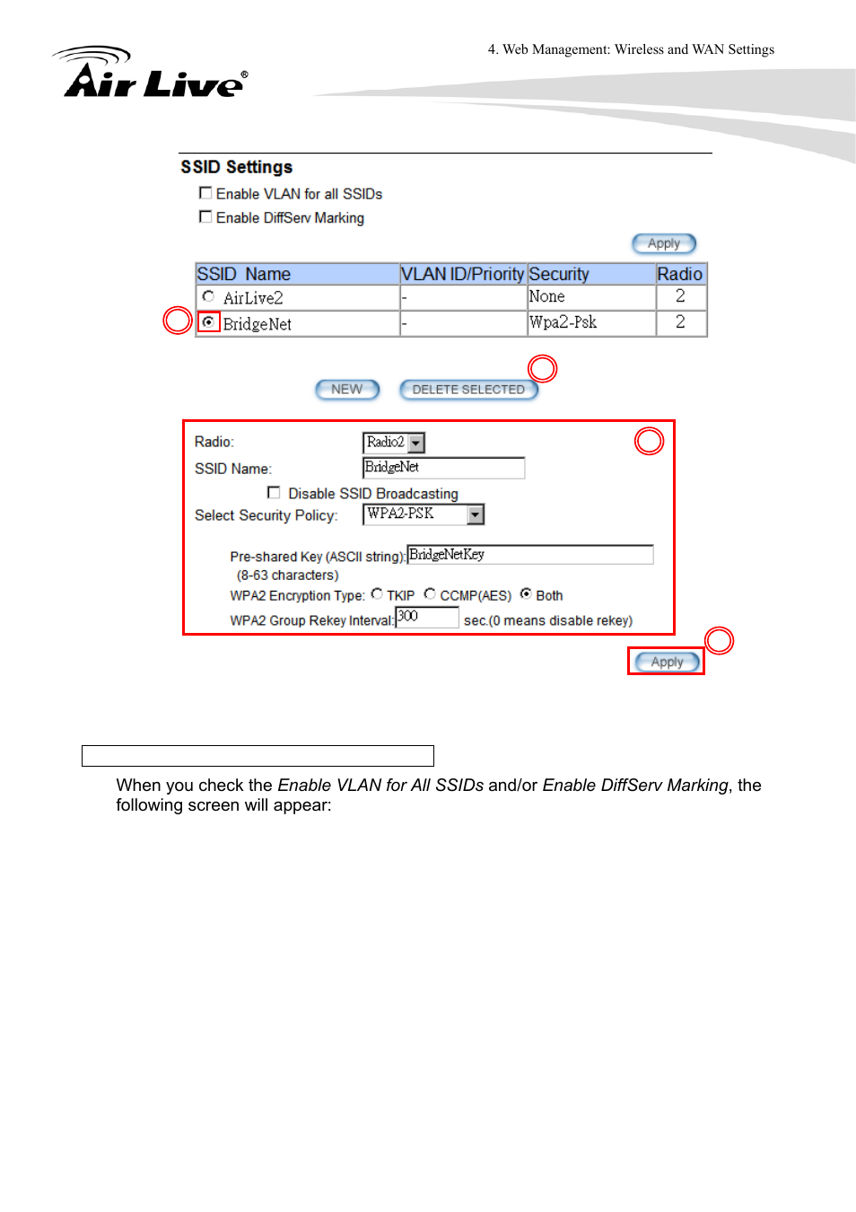 AirLive WLA-9000AP User Manual | Page 57 / 171