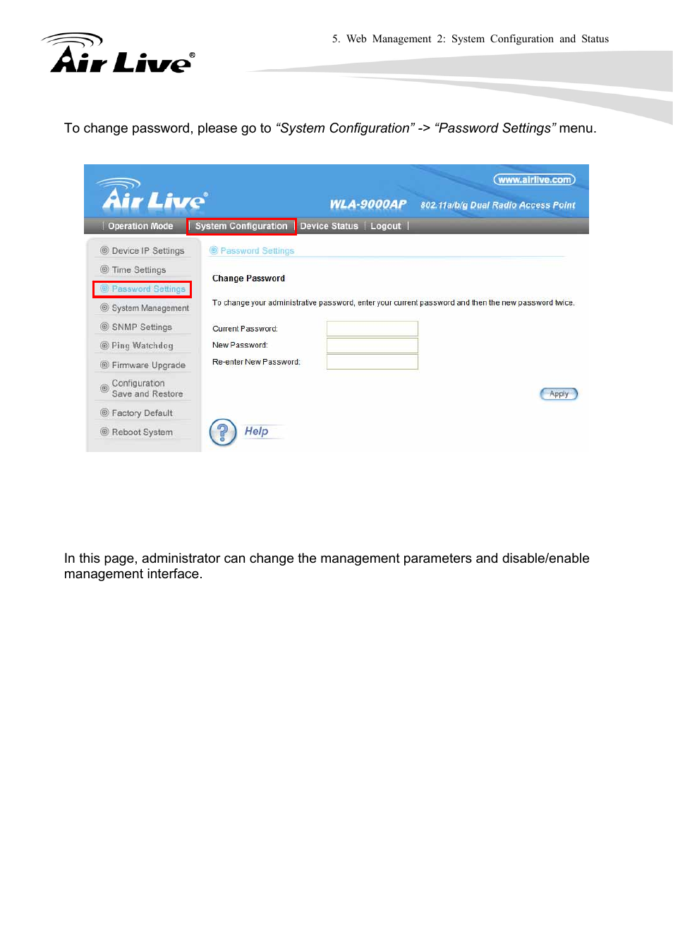 4 system management | AirLive WLA-9000AP User Manual | Page 90 / 171