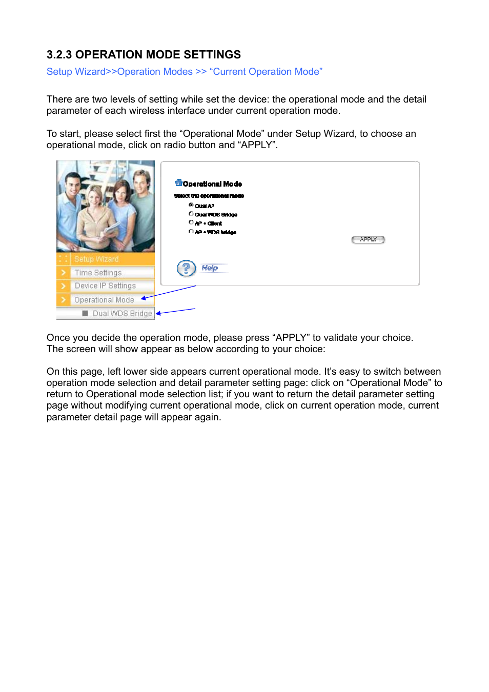 3 operation mode settings | AirLive WLA-9000AP PCBA User Manual | Page 16 / 53