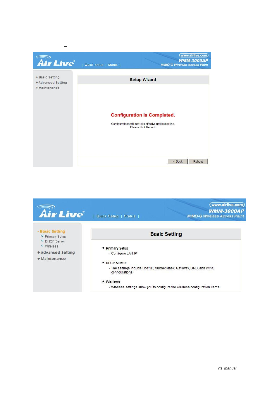 AirLive WMM-3000AP User Manual | Page 18 / 50