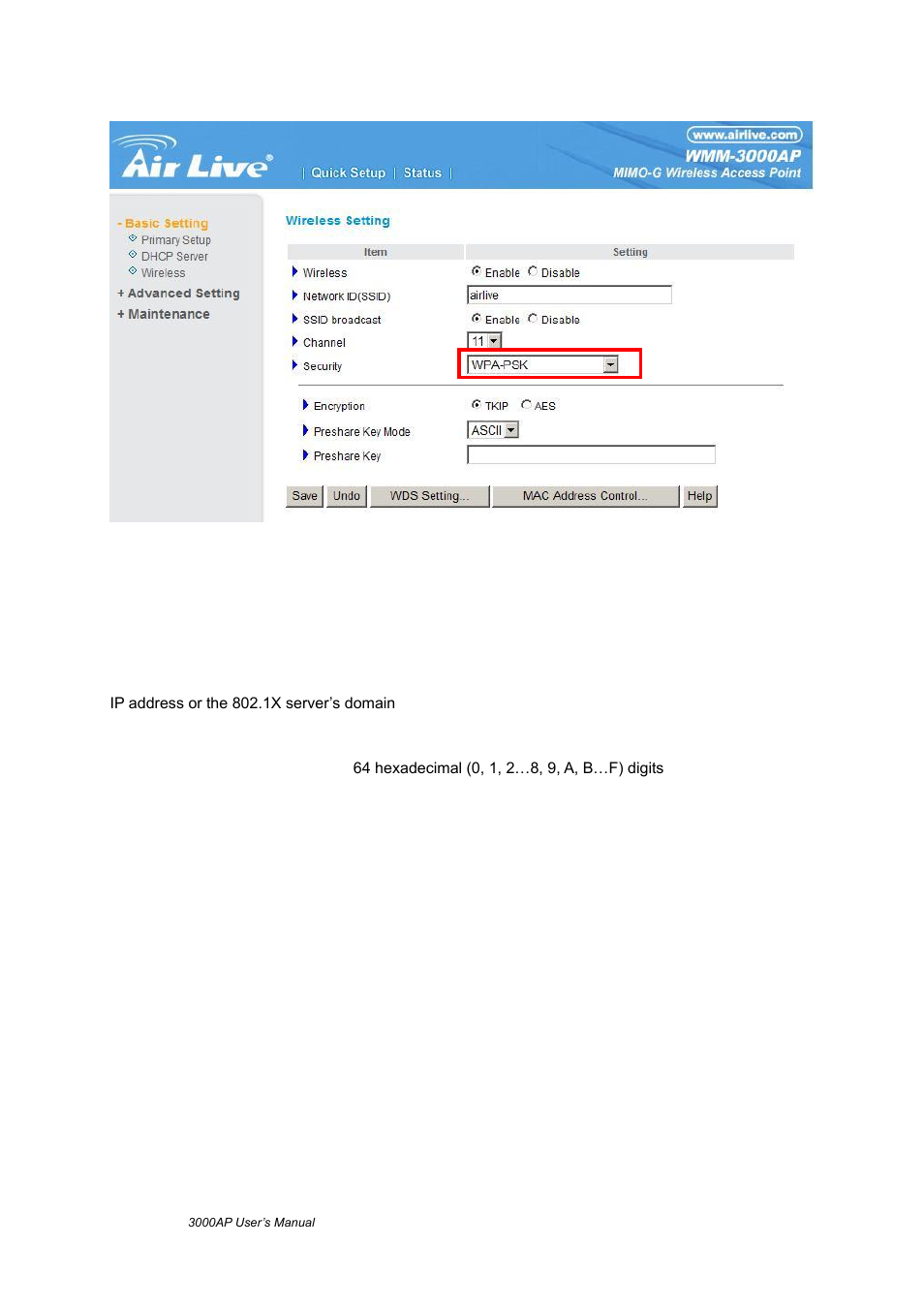 AirLive WMM-3000AP User Manual | Page 23 / 50
