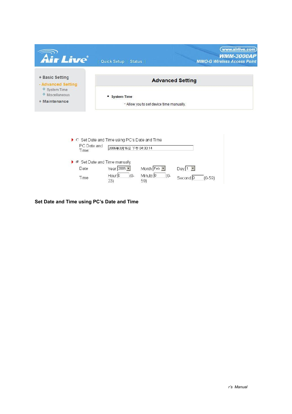 AirLive WMM-3000AP User Manual | Page 30 / 50