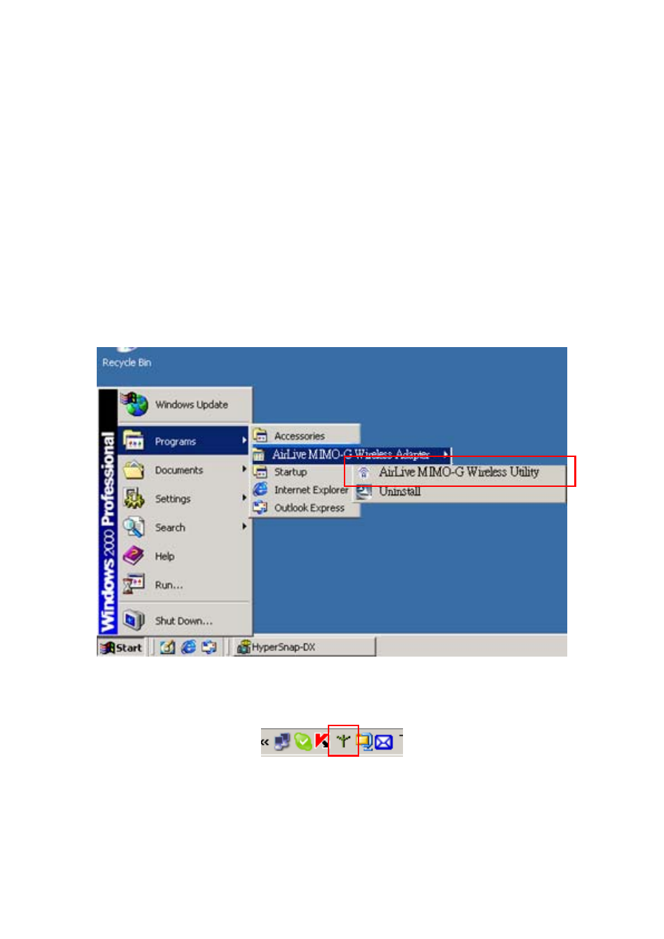 Chapter 3 configure mimo wireless lan card, 1 install utility | AirLive WMM-3000PCM User Manual | Page 9 / 59