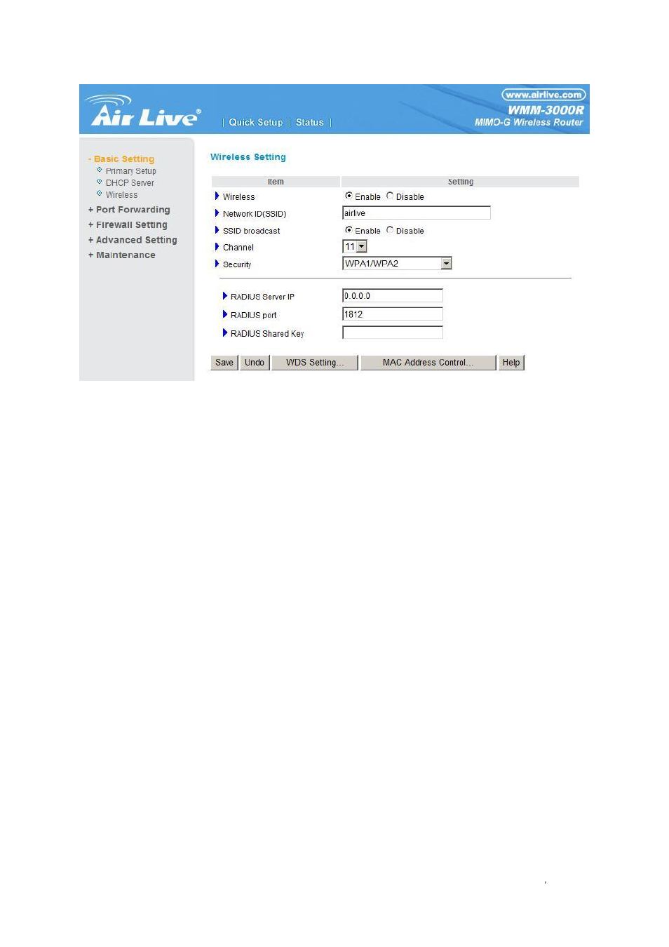 AirLive WMM-3000R User Manual | Page 32 / 97