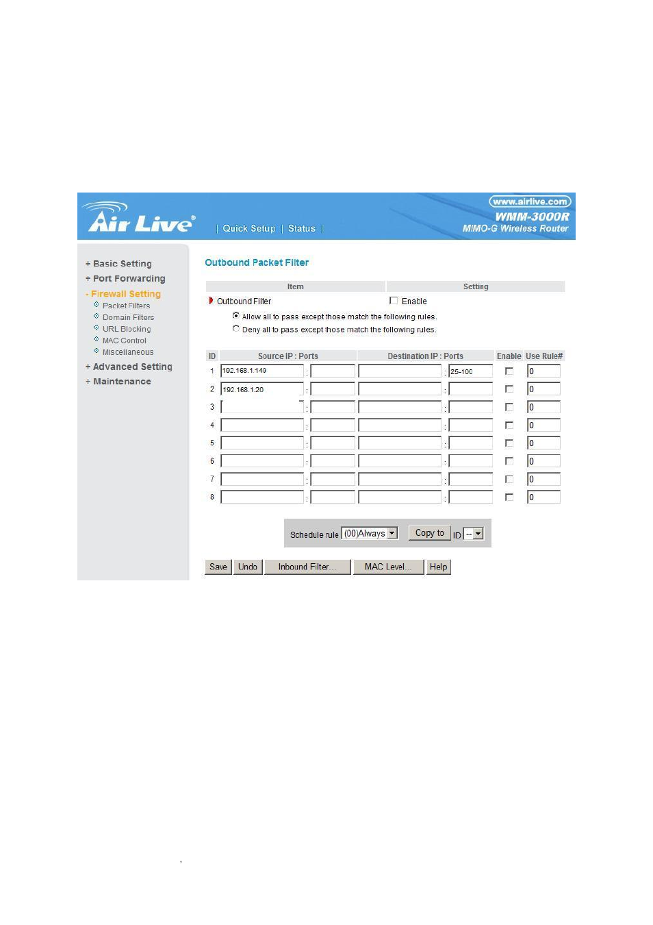 AirLive WMM-3000R User Manual | Page 41 / 97