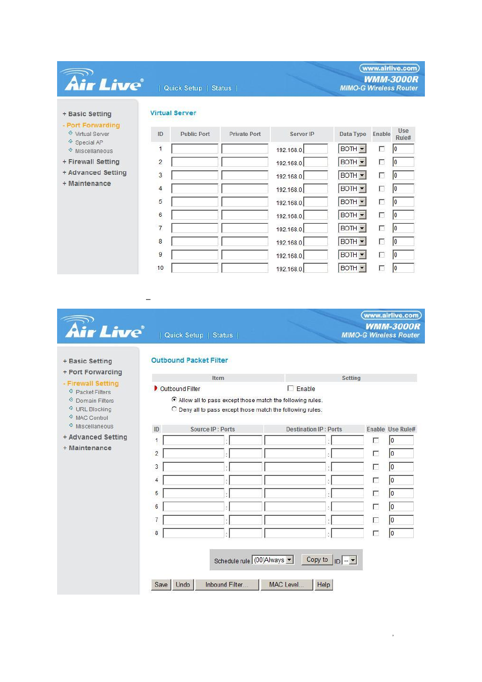 AirLive WMM-3000R User Manual | Page 60 / 97