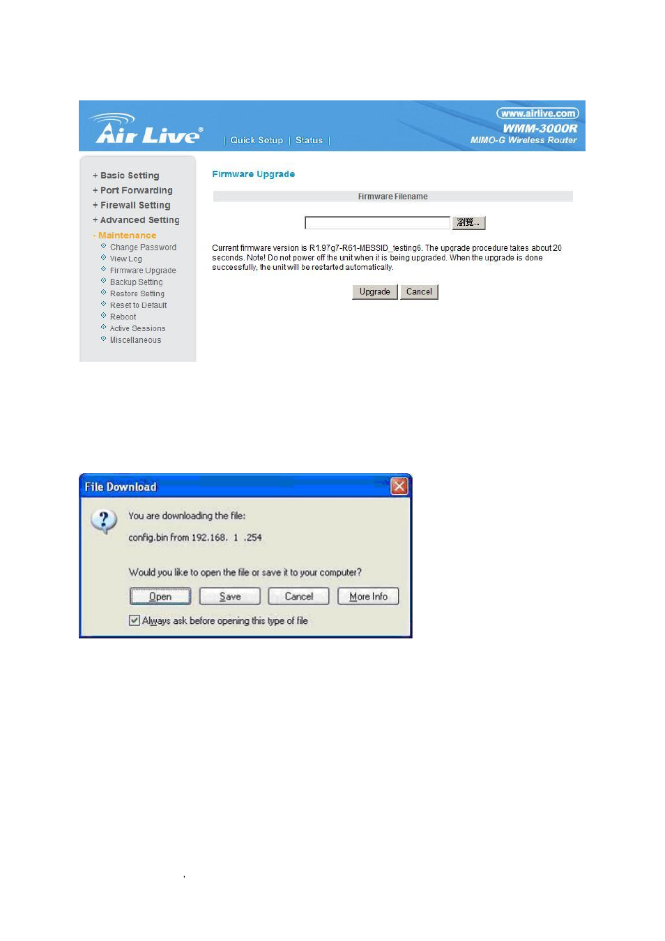 AirLive WMM-3000R User Manual | Page 63 / 97