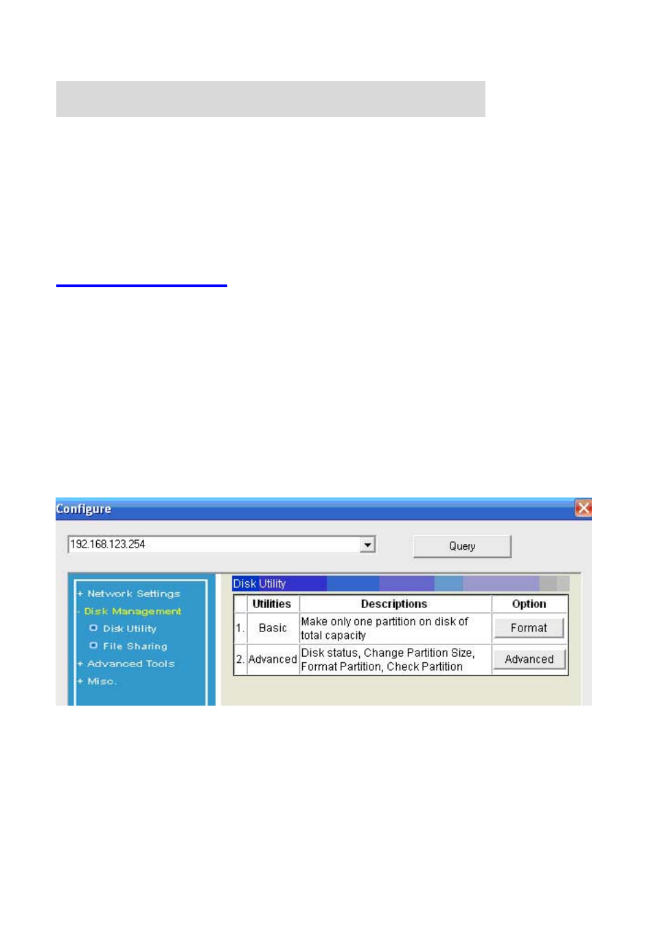 Chapter 4: disk management, 1 disk utility | AirLive WMU-6000FS User Manual | Page 52 / 91