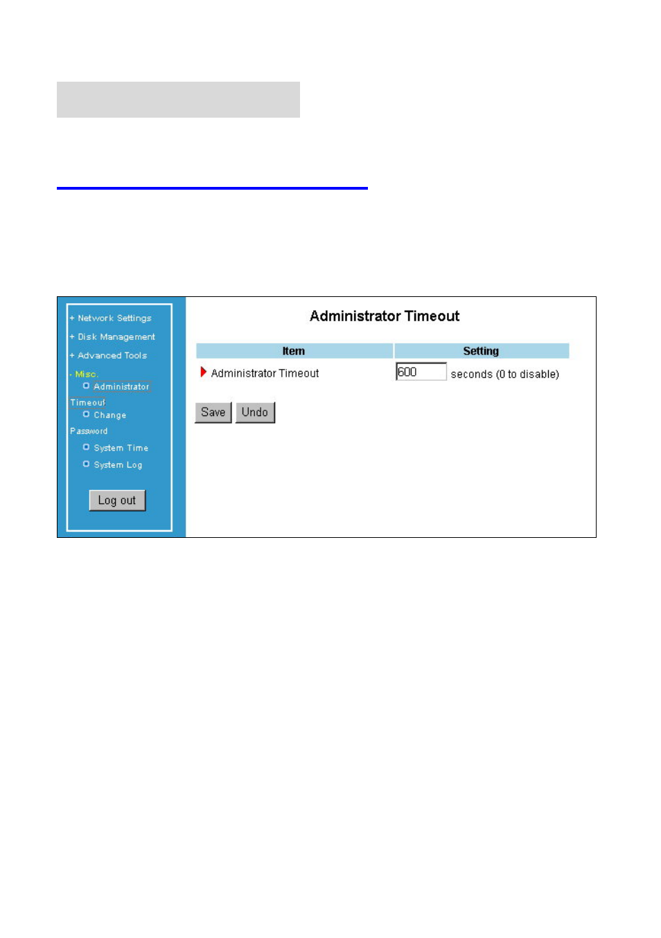 Chapter 6: misc, 1 administrator timeout | AirLive WMU-6000FS User Manual | Page 56 / 91