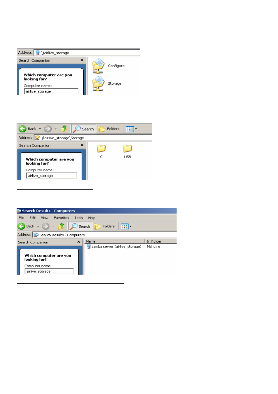 2 searching the computers, 3 search the “entire network” manually | AirLive WMU-6500FS User Manual | Page 18 / 72