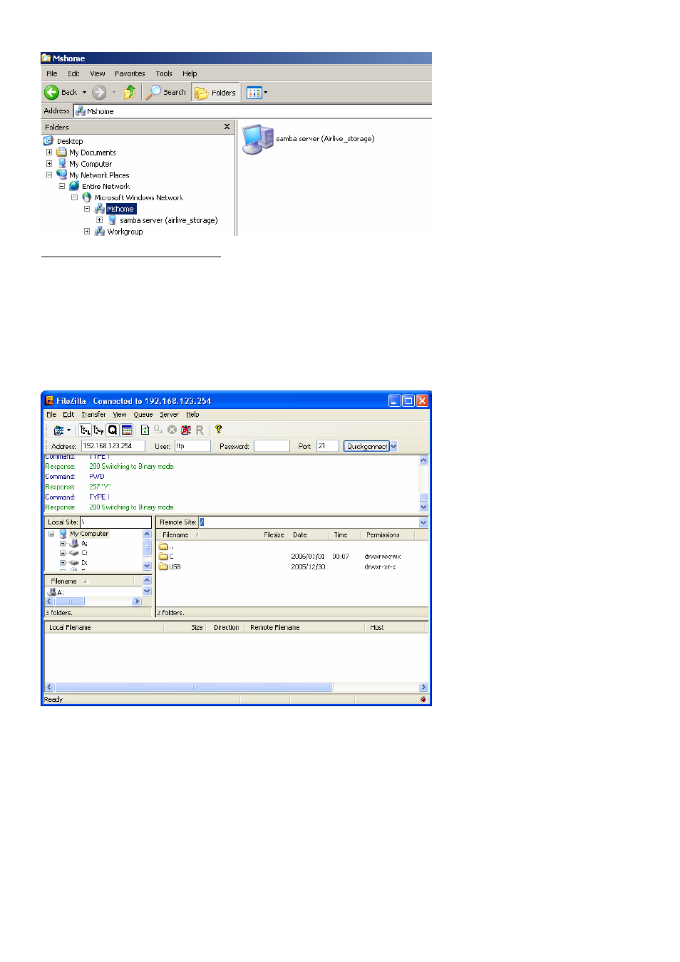 4 accessing files via ftp | AirLive WMU-6500FS User Manual | Page 19 / 72