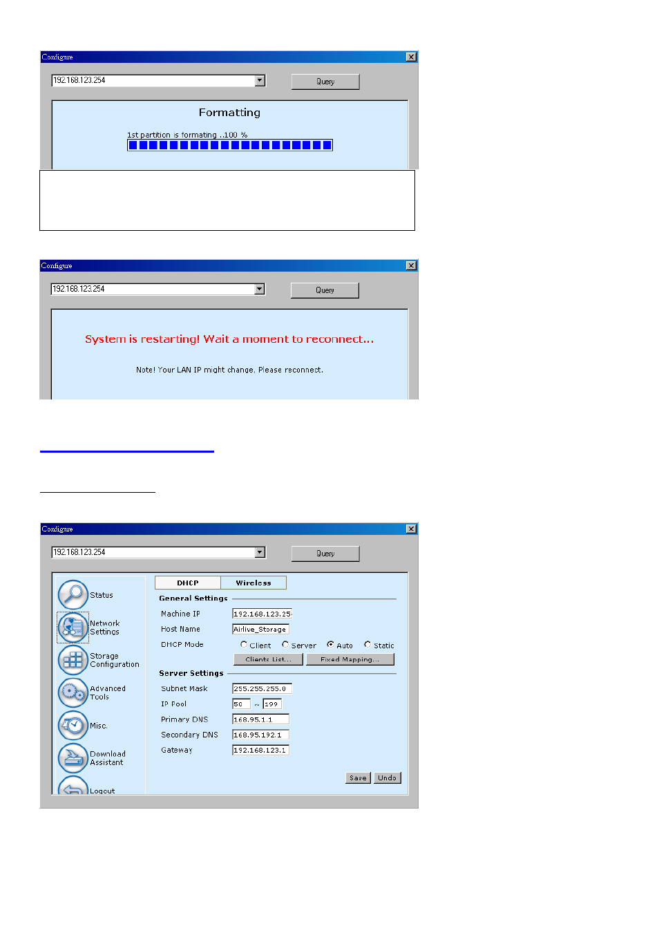 2 network settings, 1 dhcp setting | AirLive WMU-6500FS User Manual | Page 28 / 72