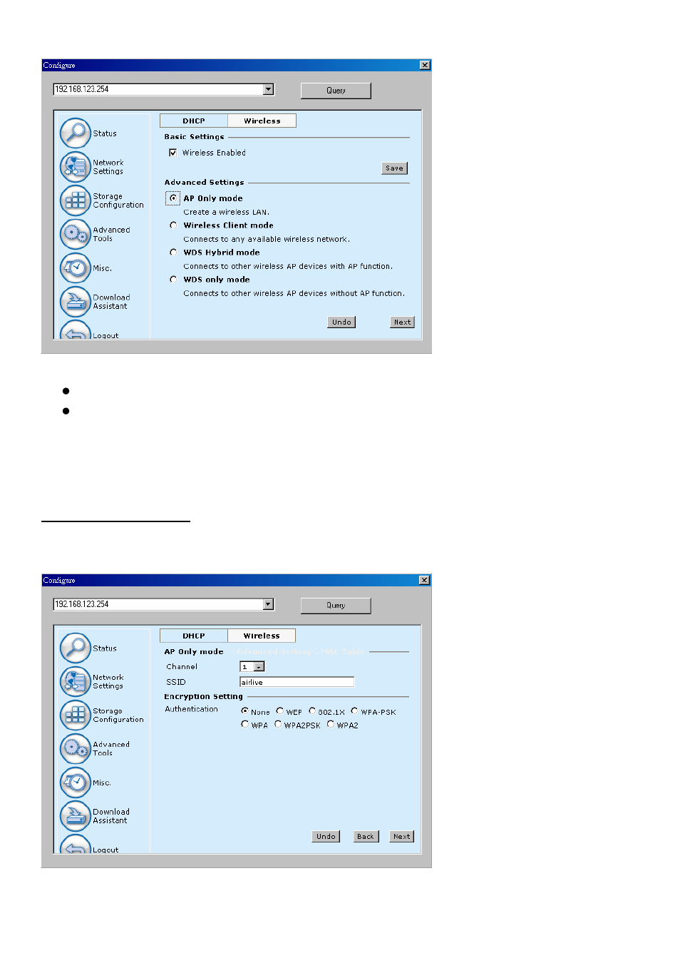 1 wireless ap only | AirLive WMU-6500FS User Manual | Page 30 / 72