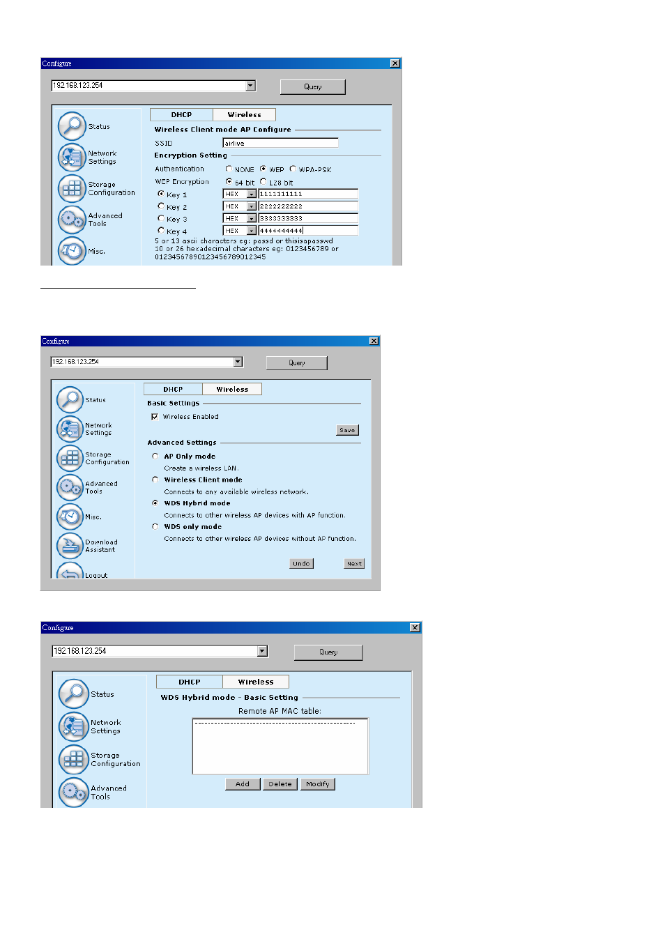 3 wds hybrid mode | AirLive WMU-6500FS User Manual | Page 38 / 72