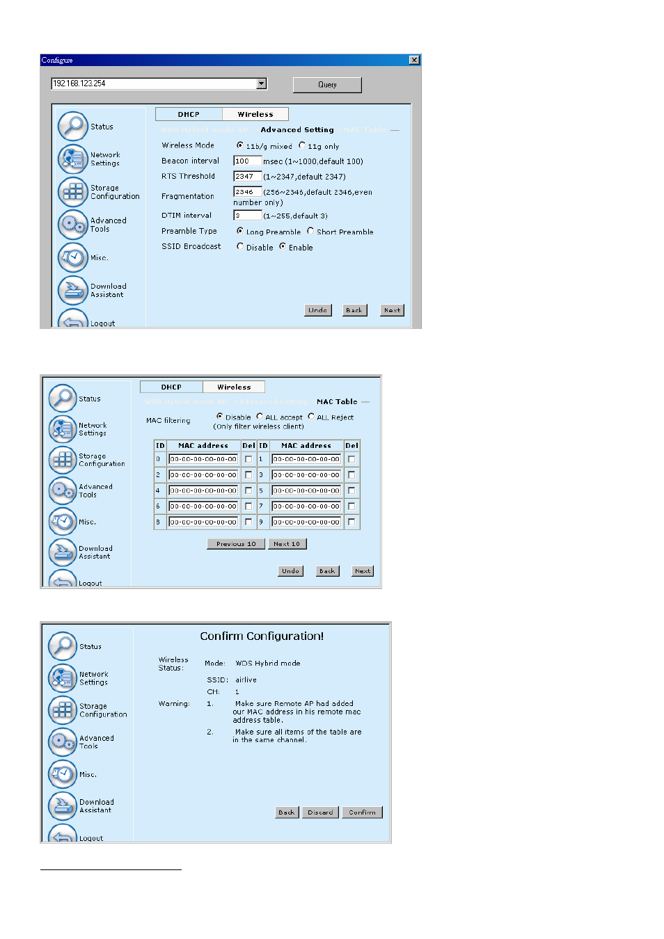 4 wds only mode | AirLive WMU-6500FS User Manual | Page 40 / 72