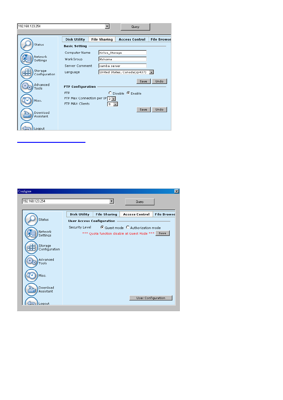 3 access control | AirLive WMU-6500FS User Manual | Page 45 / 72