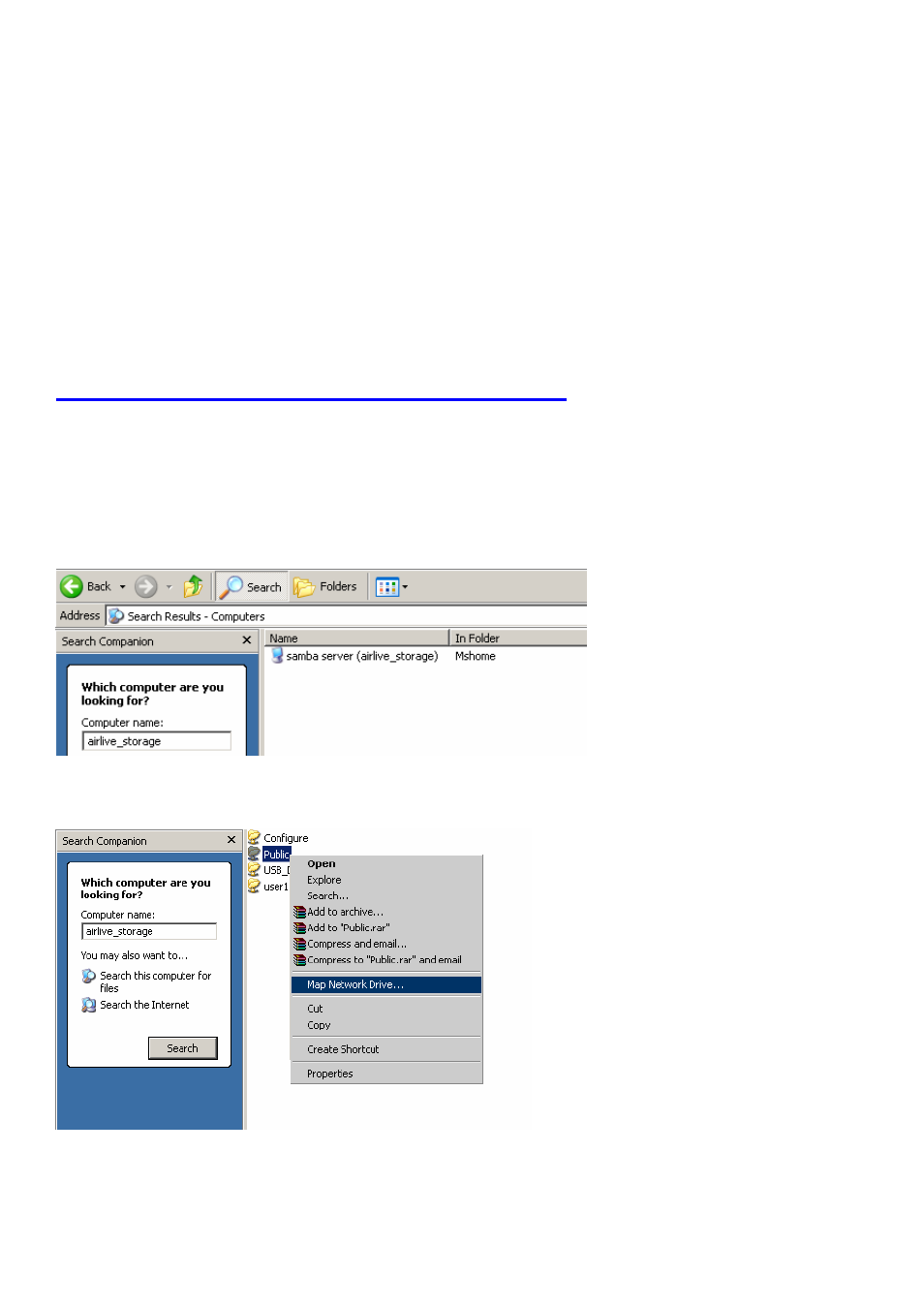 3 how to map network drive in windows | AirLive WMU-6500FS User Manual | Page 67 / 72