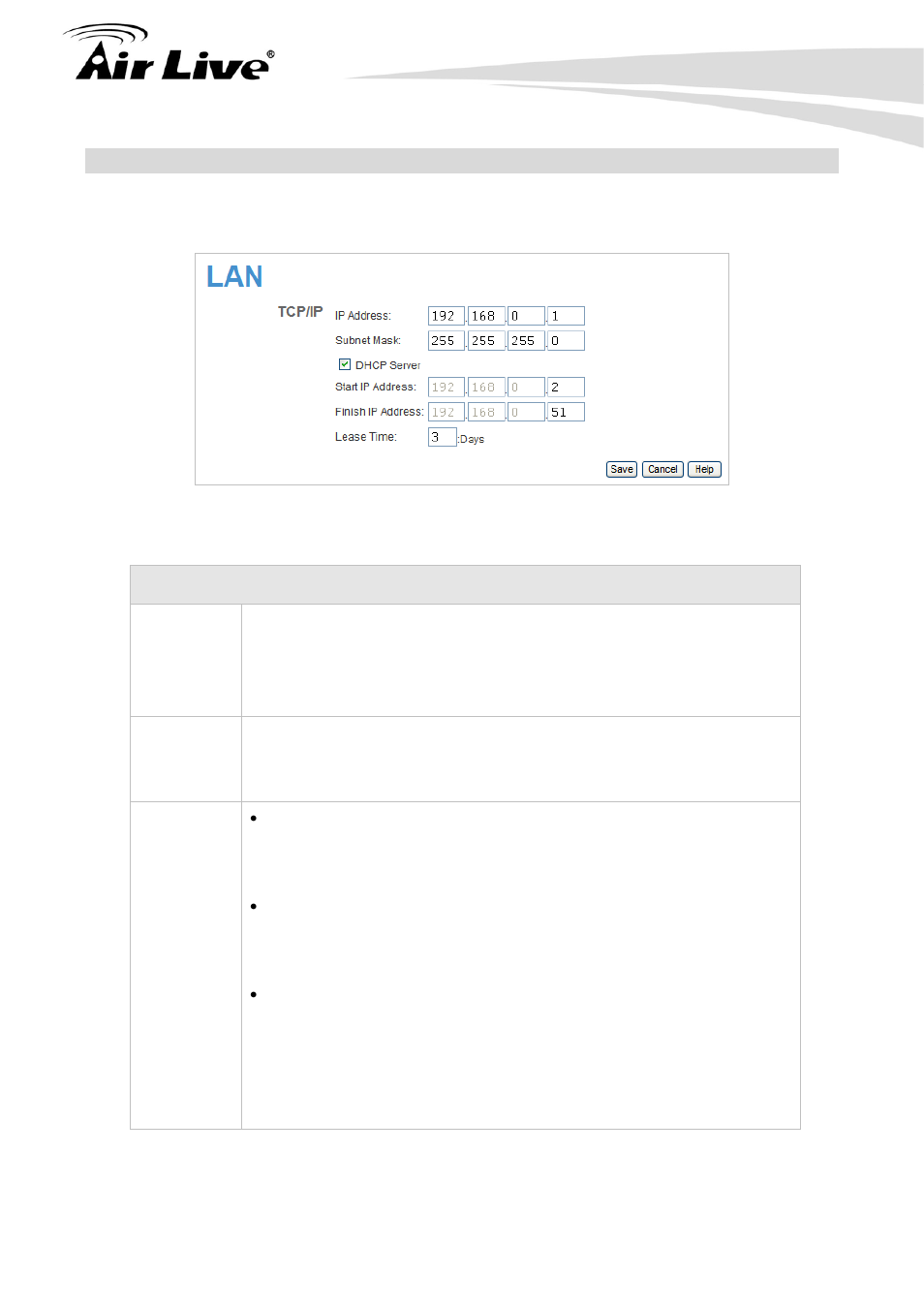 2 lan screen | AirLive WN-151ARM User Manual | Page 27 / 119